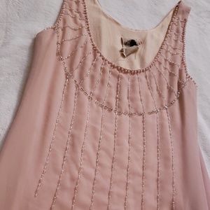 Retro Beaded Shift Dress
